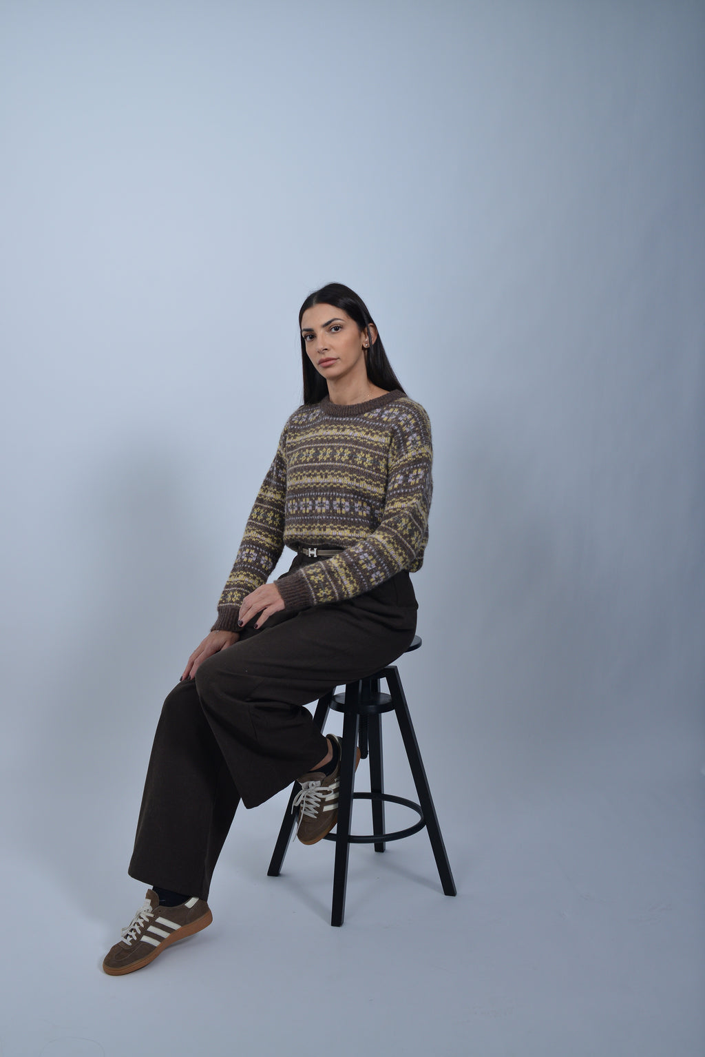 Pull Jacquard Vintage