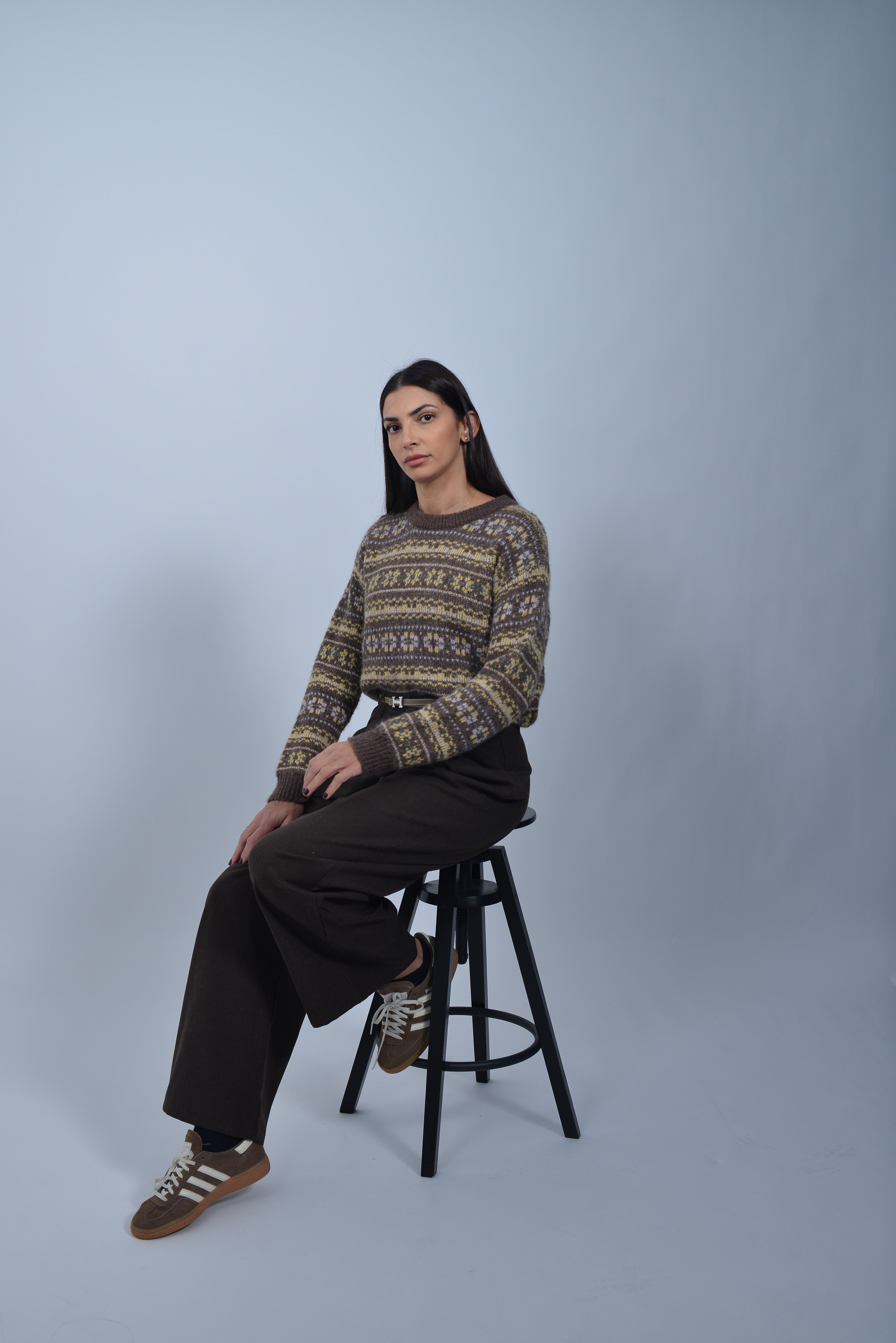 Pull Jacquard Vintage