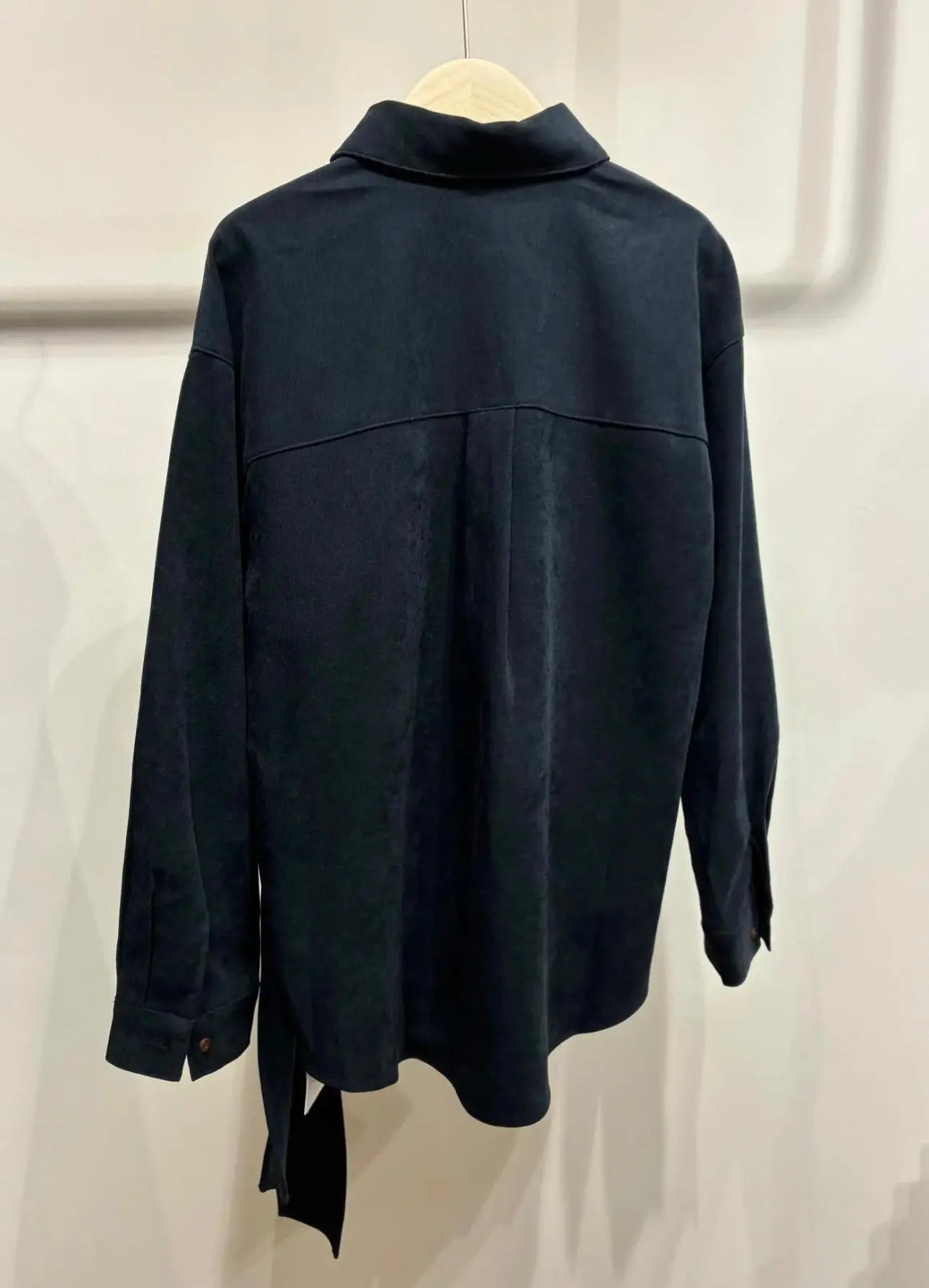 Chemise Bleu Marine à Nouer ALMA